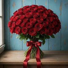 Букет Красные розы Блэк Меджик в Уразово