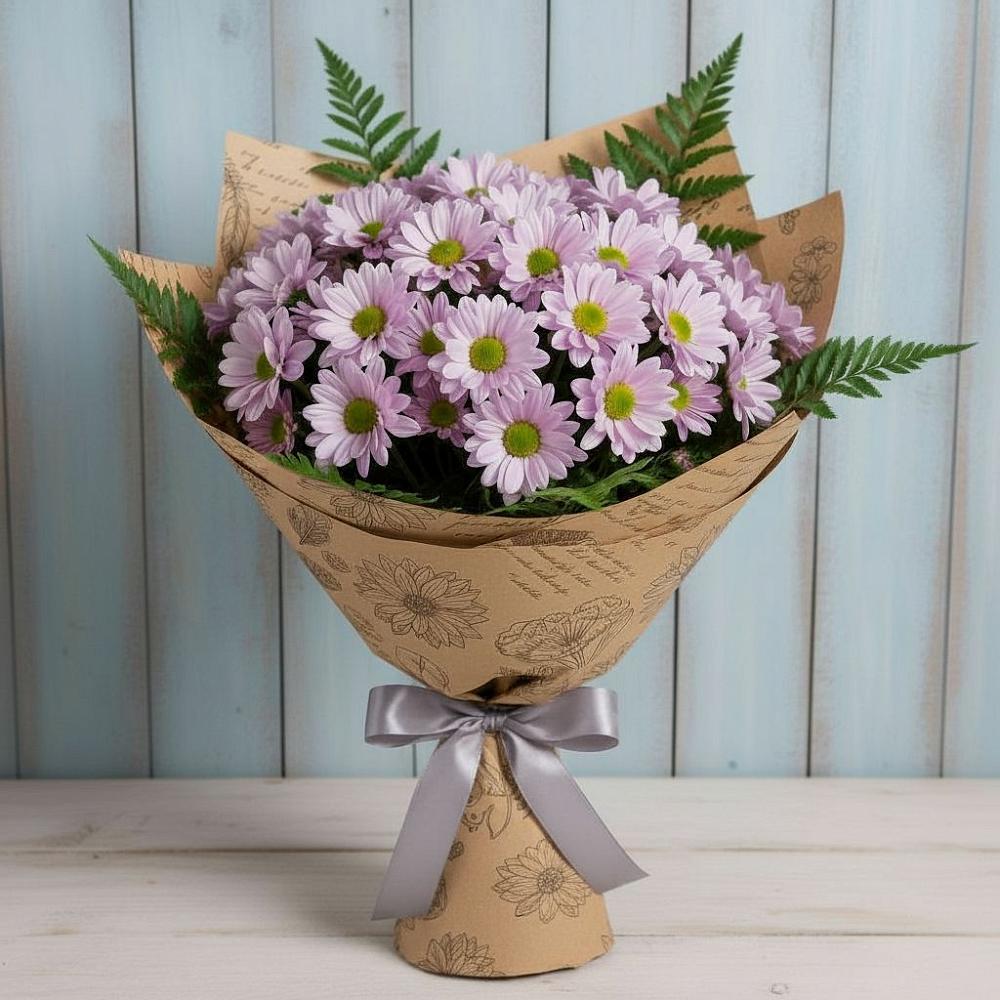 Букет цветов из: Хризантемы в Уразово
