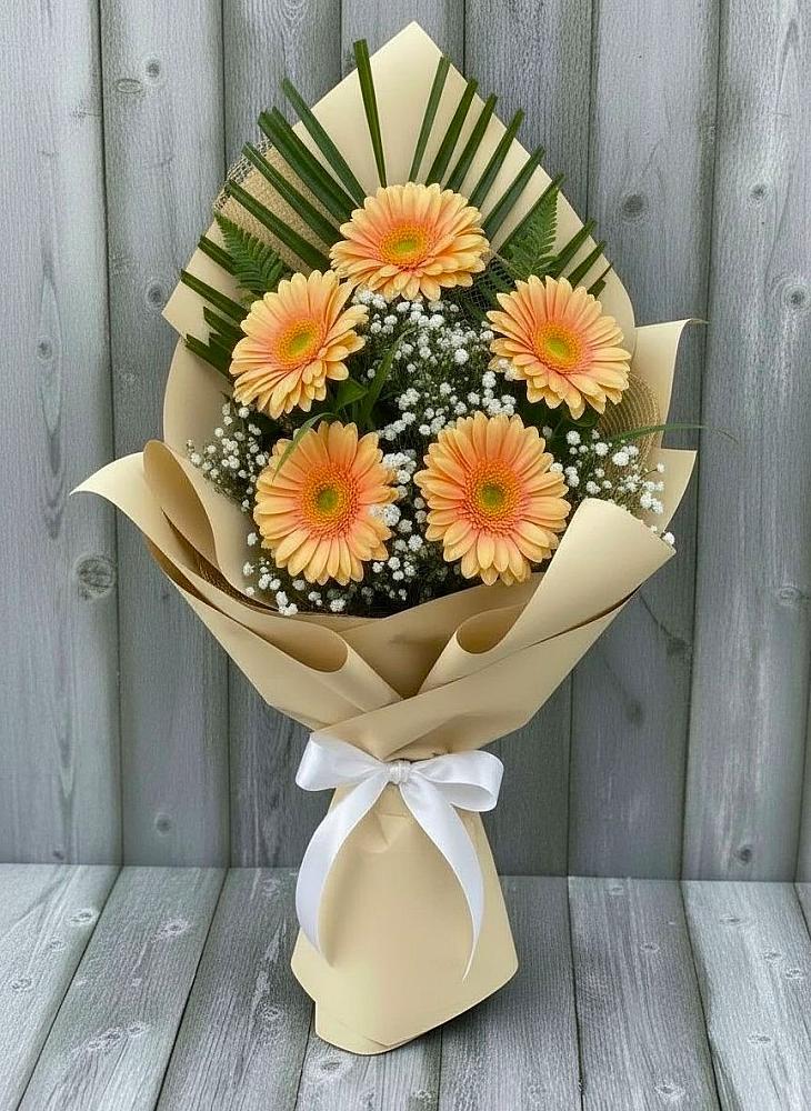 Букет цветов из: Герберы в Уразово