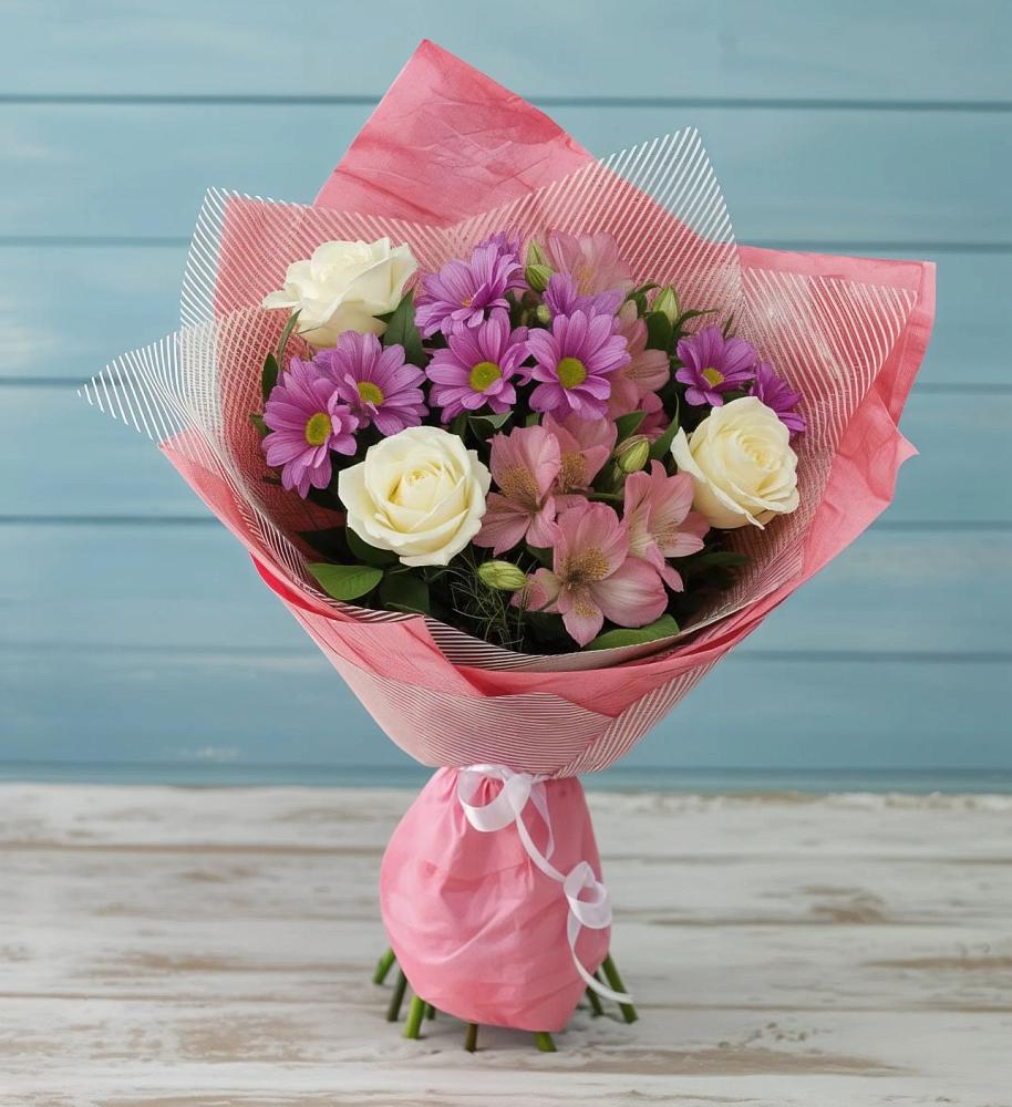 Букет цветов из: Герберы в Уразово