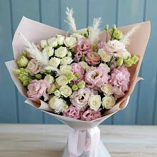 Букет цветов из:  Альстромерии и Розы в Уразово